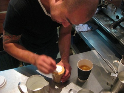 giotto barista at work