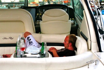 Sleeping Sailor At Cannes