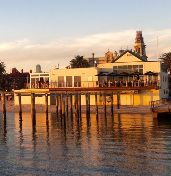 APYAC club house from the Kerferd Road Pier