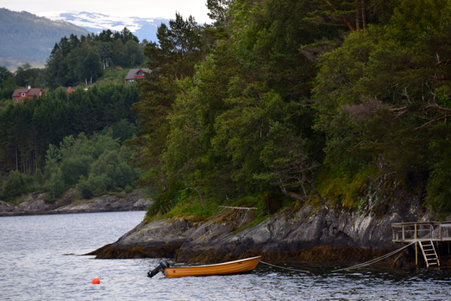 orange boat