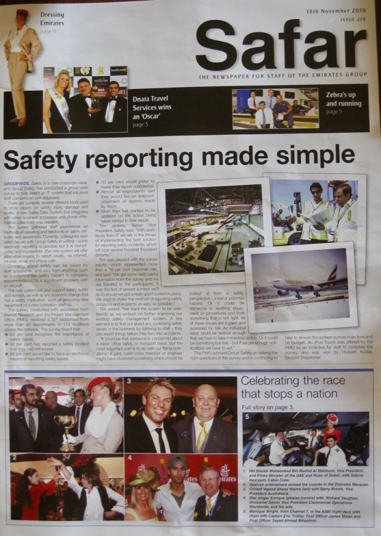 Safar magazine front page